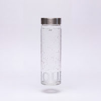 8hours Members Glass Bottle 500ml – premium borosilicate glass water bottle for clean daily hydration