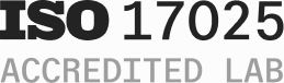 ISO 17025 accredited lab